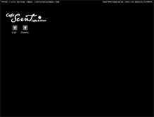 Tablet Screenshot of cafescent.net